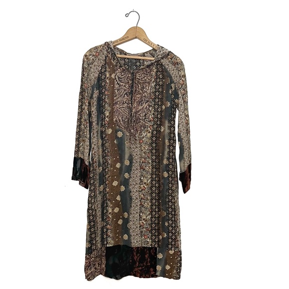 Sandro | Boho Hooded Maxi Dress - Picture 6 of 6